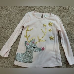 Winter Reindeer MudPie 4T-5T shirt